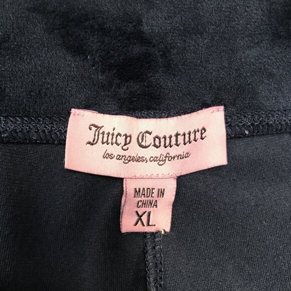 Juicy Couture Women XL Blue Velour Lounge Sweat Pants Draw String Y2K Barbiecore - Picture 3 of 12